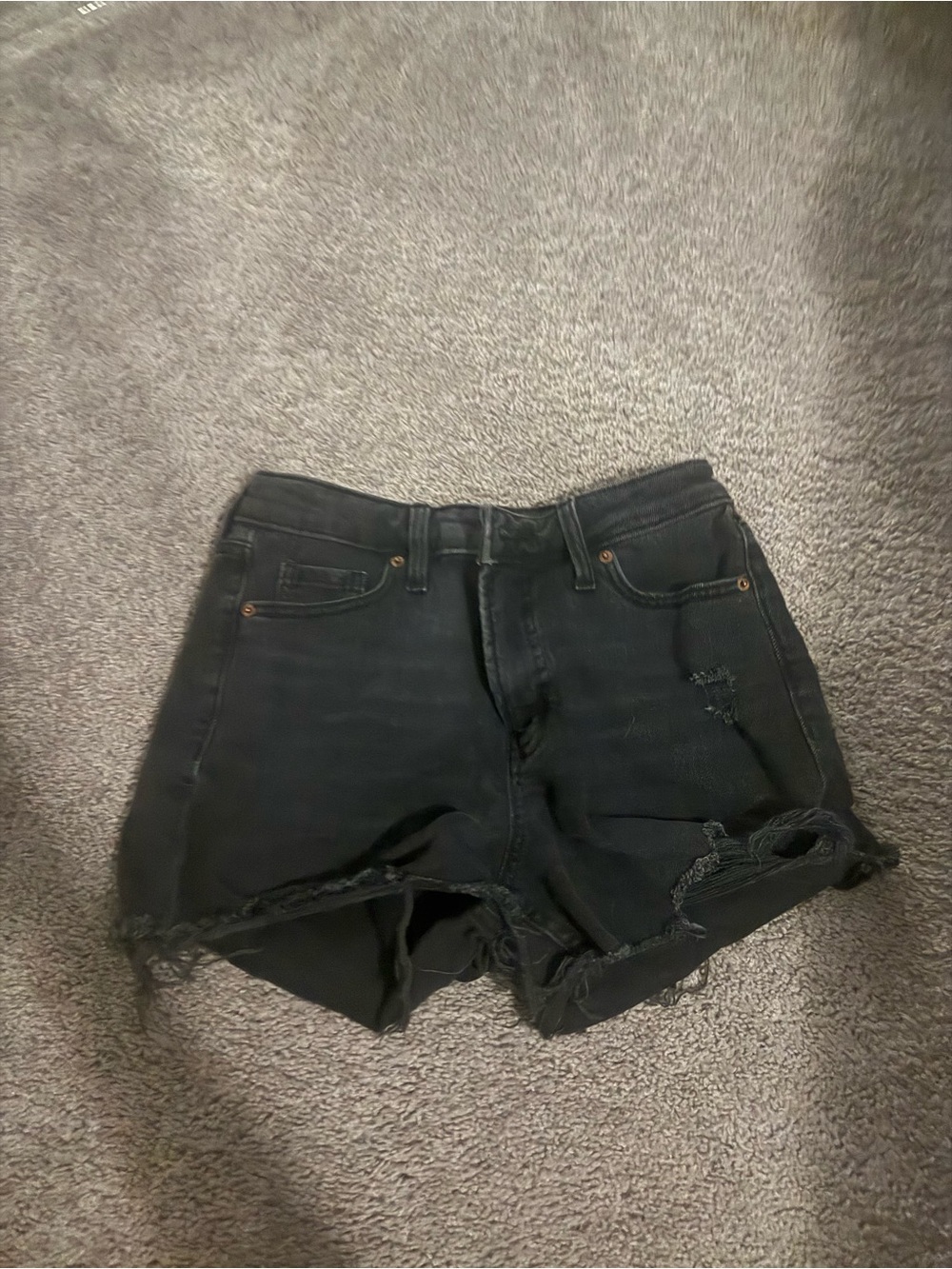Women's Old Navy OG Straight Distressed Denim Shorts